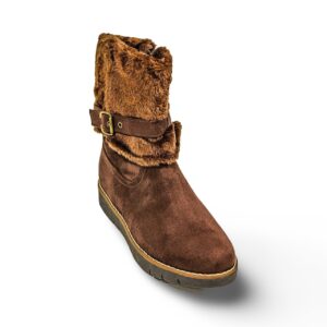 Botines Térmicos con Chiporro y Hebilla Café 01CF