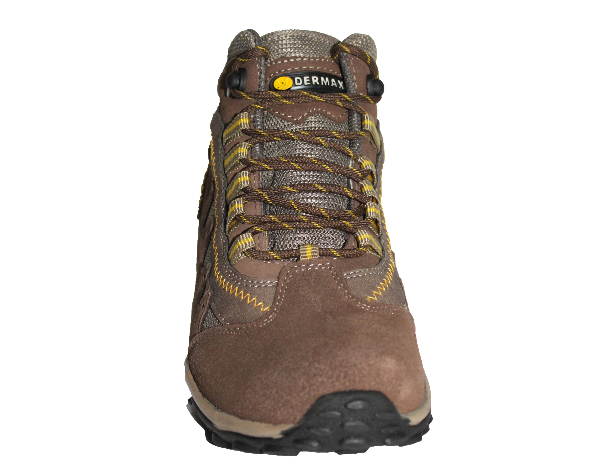 Zapatilla Botín Impermeable 100% Cuero Dermax Trekking Amarillo Hombre D920AM - Imagen 13