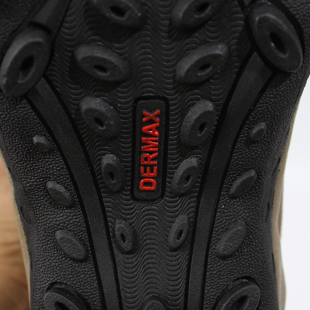 Zapatilla Botín Impermeable 100% Cuero Dermax Trekking Rojo Hombre D920RO - Imagen 10